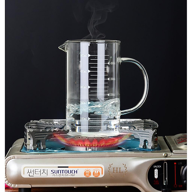 Ca Đong Thủy Tinh Định Lượng Kèm Nắp Gỗ Tre (250ml) - Ảnh 4