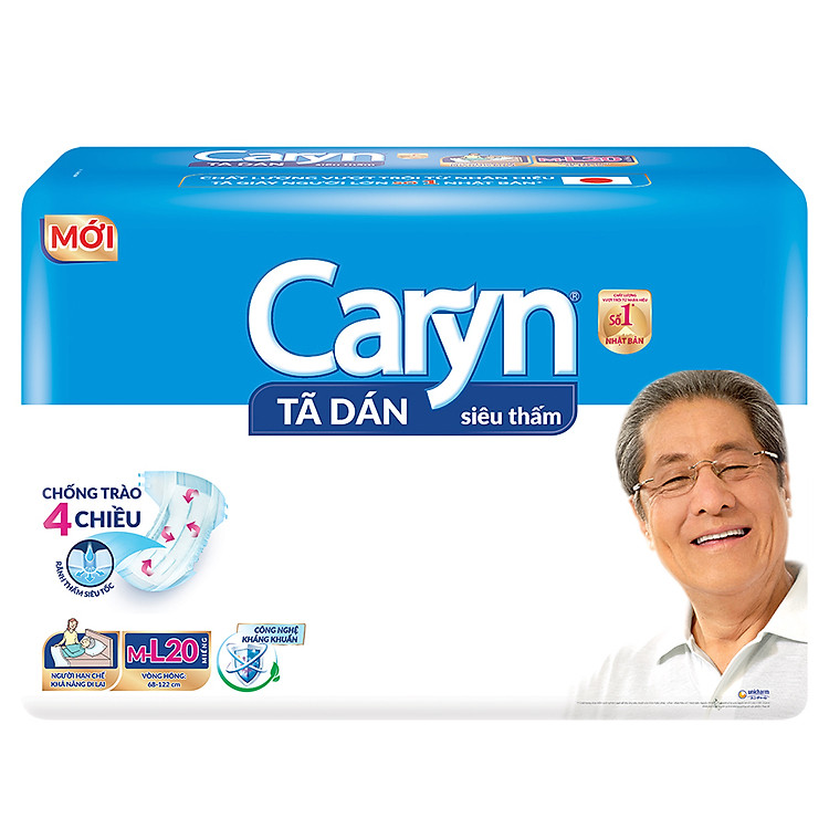 Tã Dán Siêu Thấm Caryn Gói Lớn Chính hãng Ưu đãi