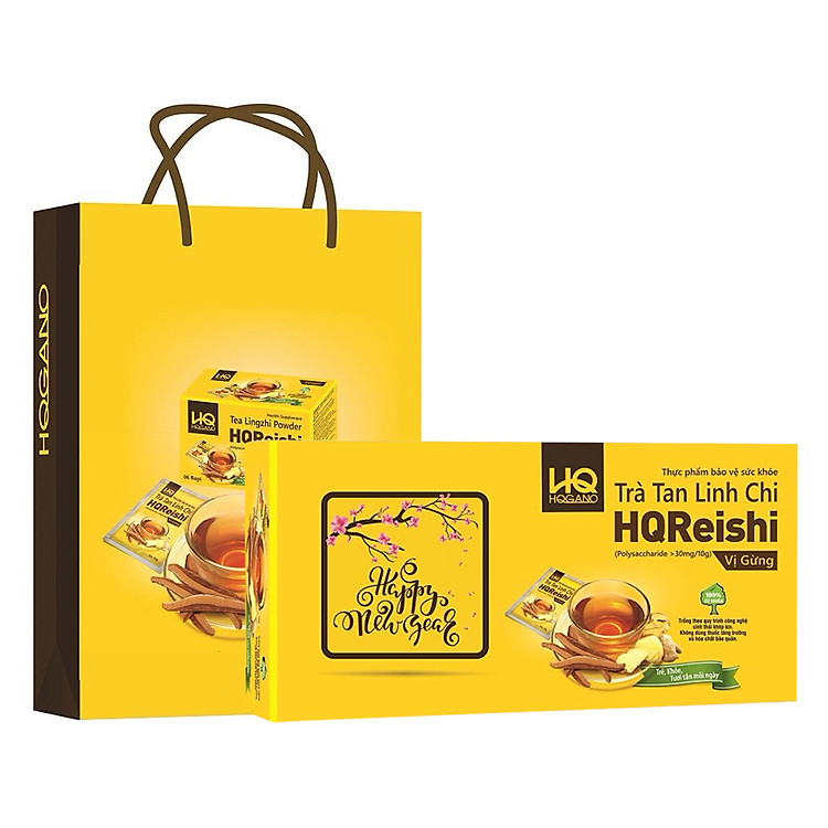 Giỏ Quà 6 Hộp Trà Tan Linh Chi HQReishi