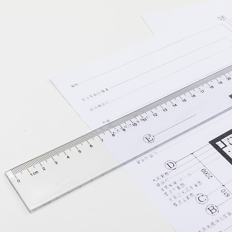 Thước Kẻ Nhựa 50cm Deli (1 chiếc) - Ảnh 6