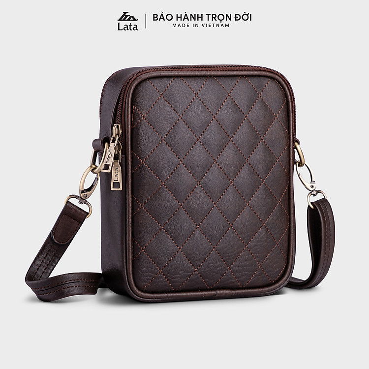 Túi Lata ( Thời trang nữ đi chơi size 17 - Túi đeo chéo da HN91 )