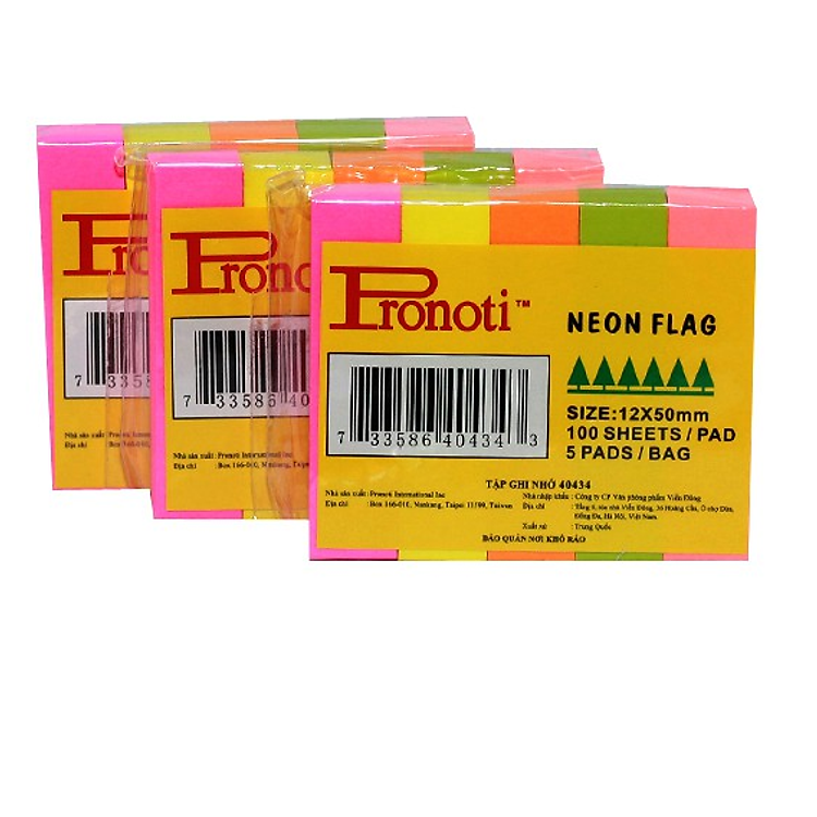 Giấy Notes 5 Màu Pronoti 40434 (1 Tập) - Ảnh 2