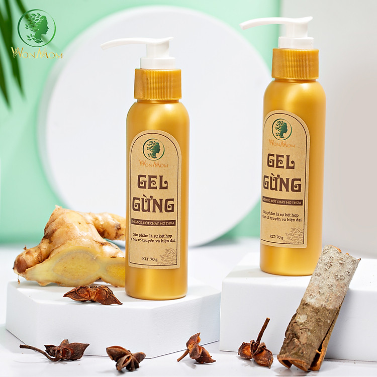 Mua Gel gừng thảo dược massage tan mỡ Wonmom Ưu đãi - Hình ảnh 3
