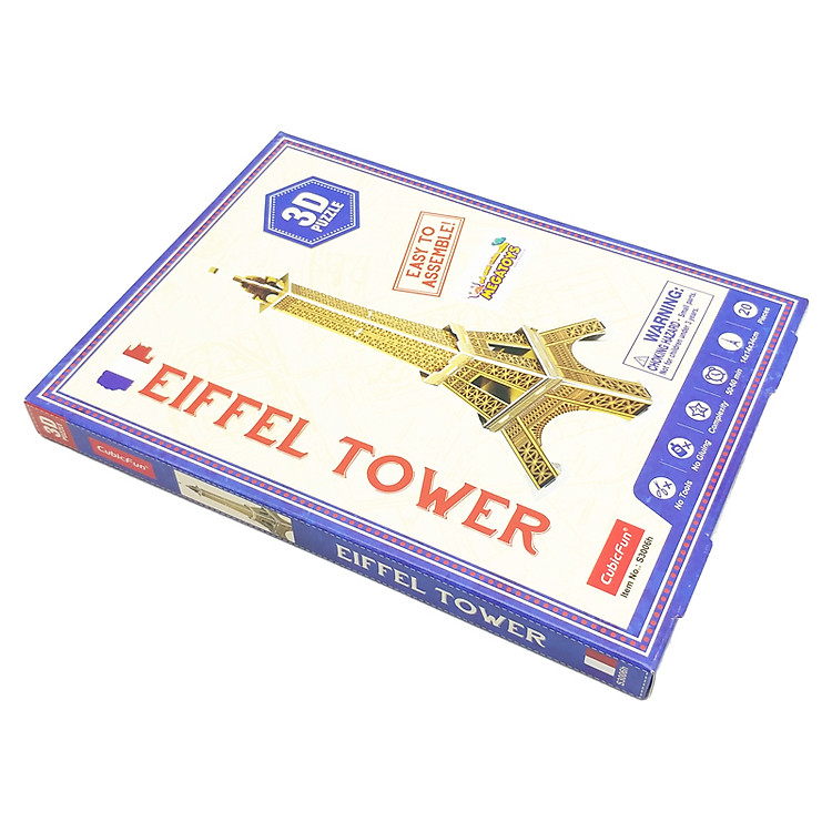 Mô Hình Giấy 3D Tháp Eiffel Cubic Fun Chính hãng Ưu đãi - Hình ảnh 5