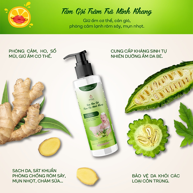 Sữa Tắm Gội Tràm Trà Minh Khang Chính hãng Tiết kiệm - Hình ảnh 4