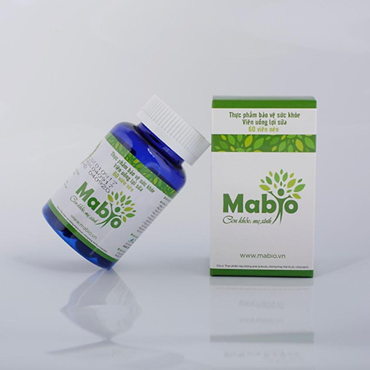 Thực phẩm bảo vệ sức khỏe Viên uống lợi sữa Mabio | Tăng số lượng và chất lượng sữa mẹ | Phục hồi sức khỏe sau sinh