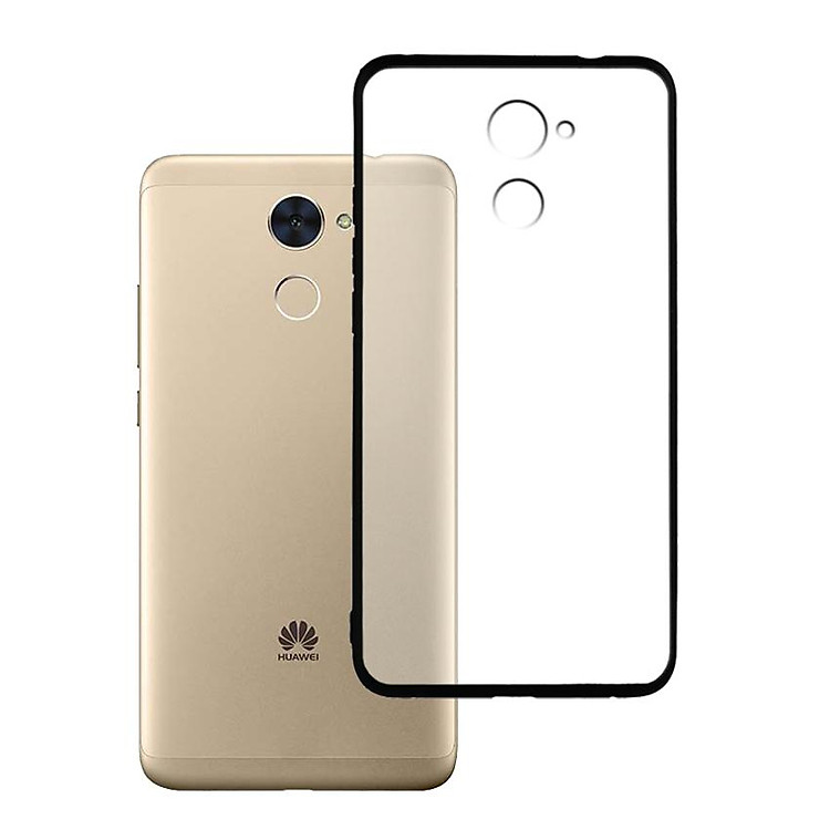 Ốp lưng Huawei Y7 Prime - Bề mặt nhám chống vân tay, lưng cứng, viền TPU dẻo - 02087 - Hàng Chính Hãng