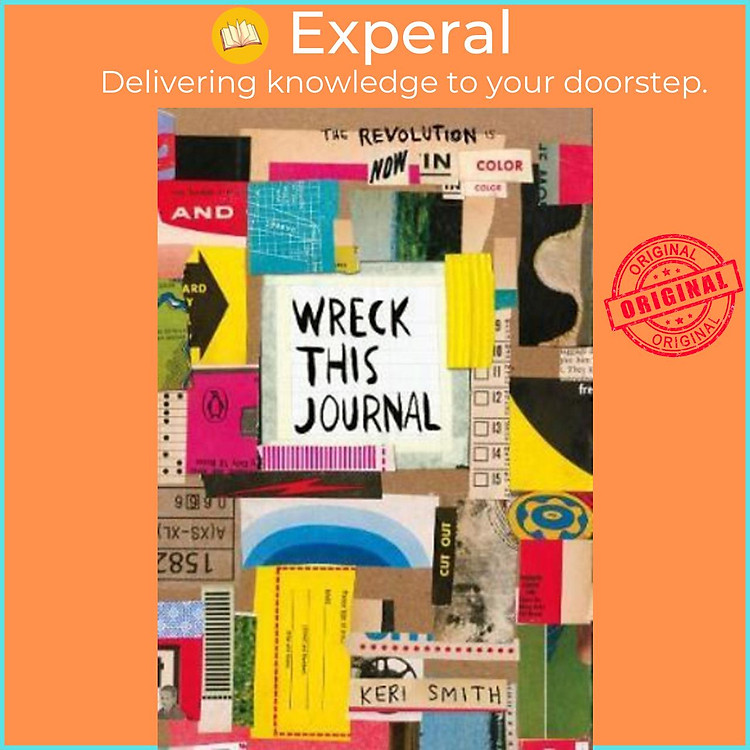 Sách - Wreck This Journal: Now in Colour by Keri Smith (UK edition, paperback)