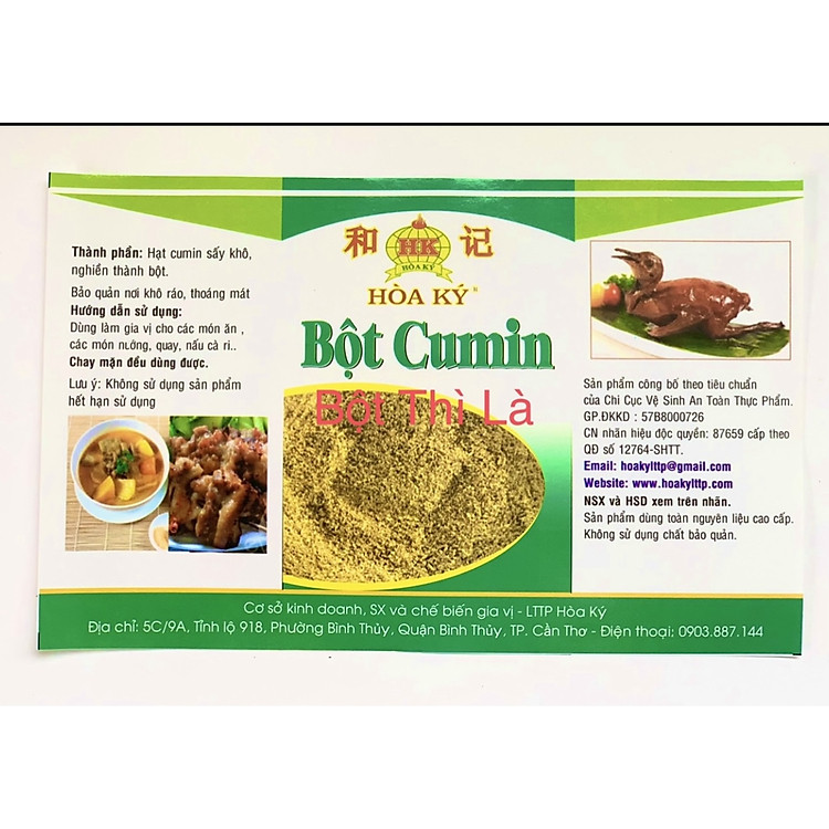 Bột cumin 400gr Hoà Ký dùng nấu cà ri, quay nướng