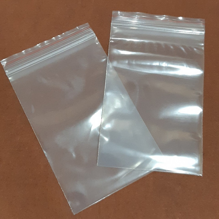 Túi zip chỉ đỏ 10cm
