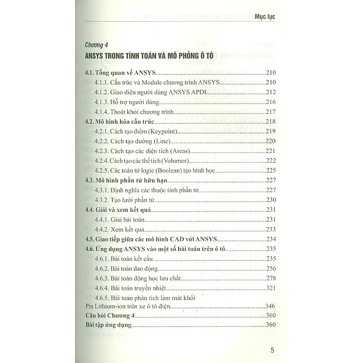 Giáo Trình CAD/CAE Trong Tính Toán Thiết Kế Và Mô Phỏng Ô Tô - Ảnh 5