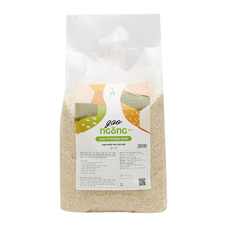 Gạo Nhật J02 xát dối - Gạo Ngỗng túi 5kg