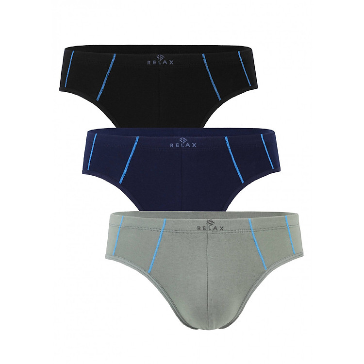 Combo 3 quần lót Relax nam RDO103 (Màu ngẫu nhiên)