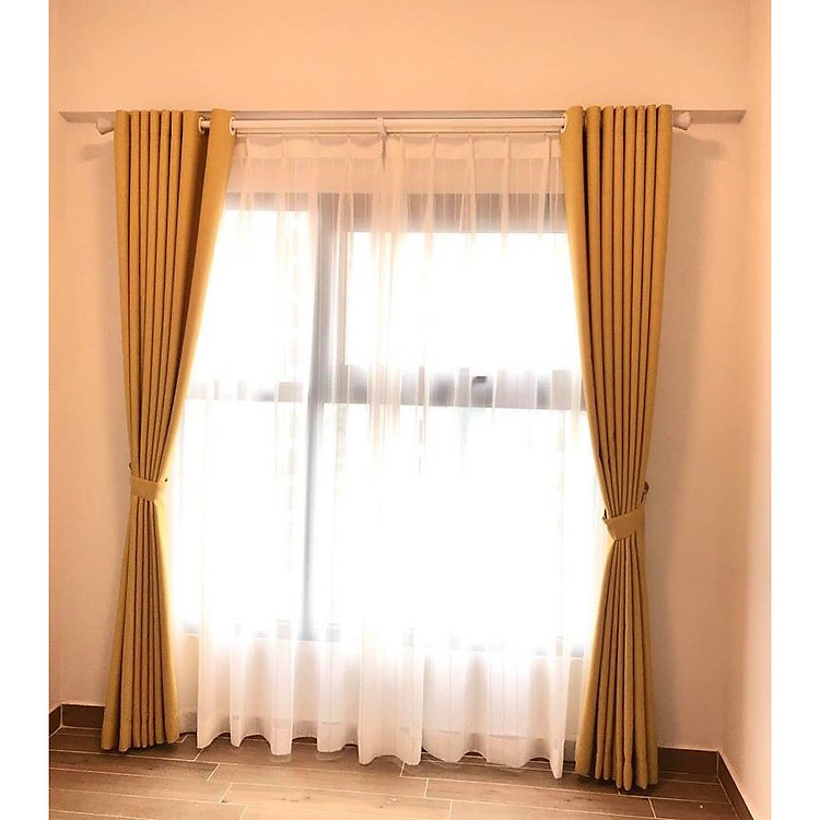 Rèm cửa cản sáng 90% - Vàng cỏ úa