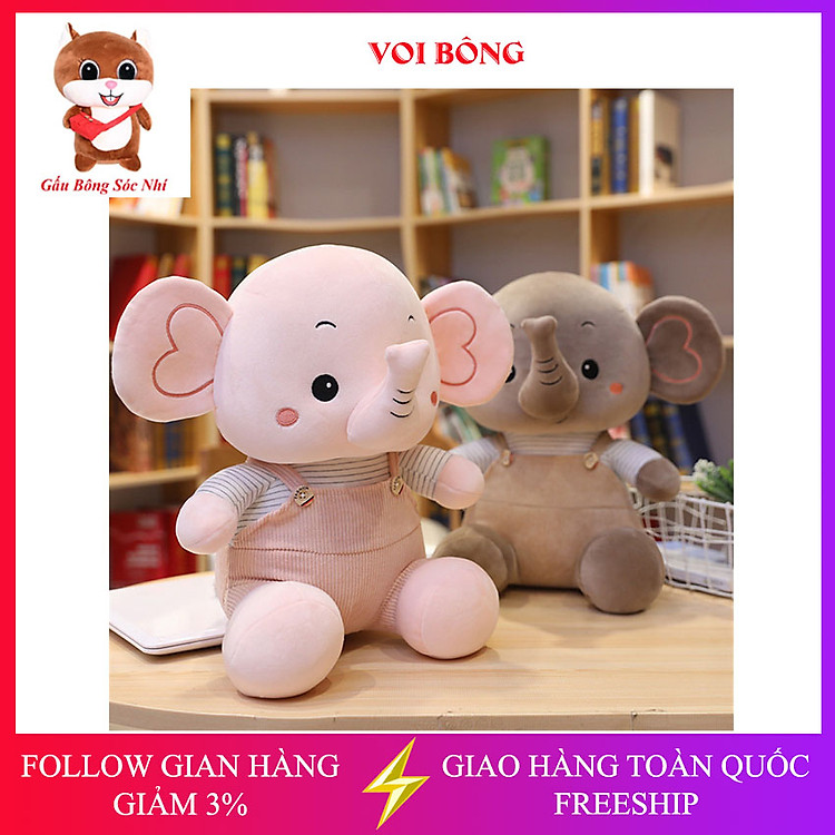 Mua tại MyKingdom: Gấu bông voi cao cấp 45cm - Ngập tràn khuyến mãi