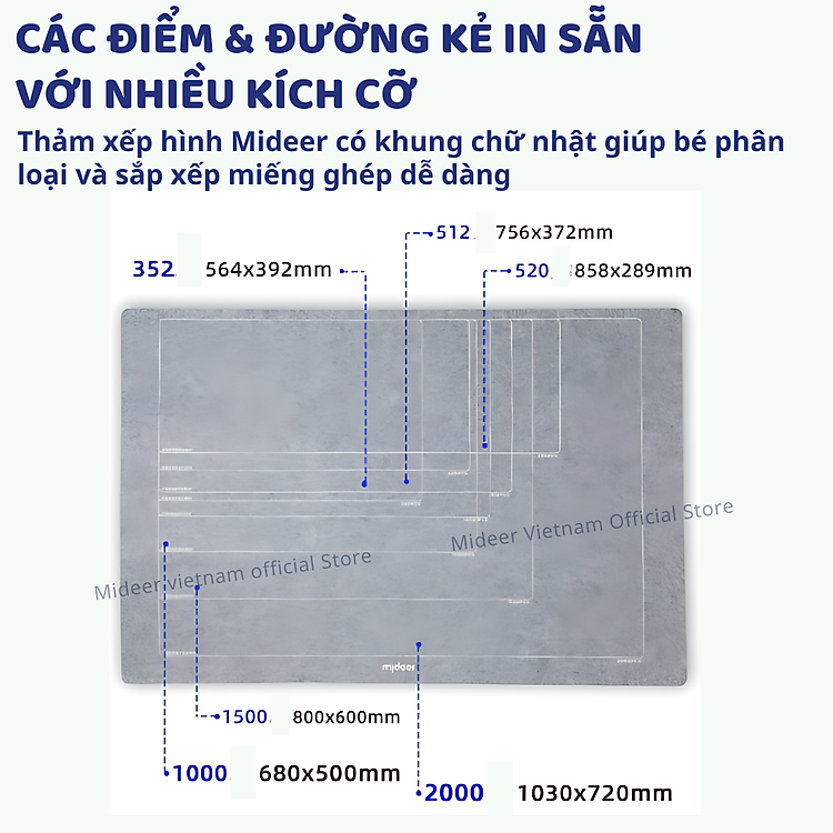 Thảm xếp hình Mideer trải sàn Chính hãng Giá tốt - Hình ảnh 5