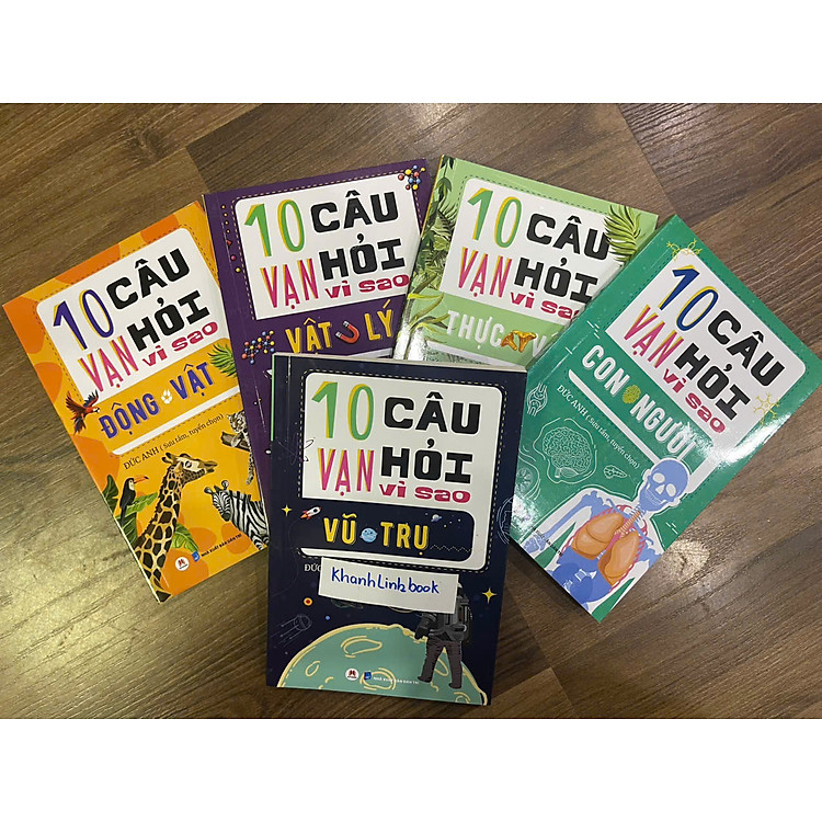 Sách - Bộ 5 cuốn sách 10 Vạn Câu Hỏi Vì Sao?