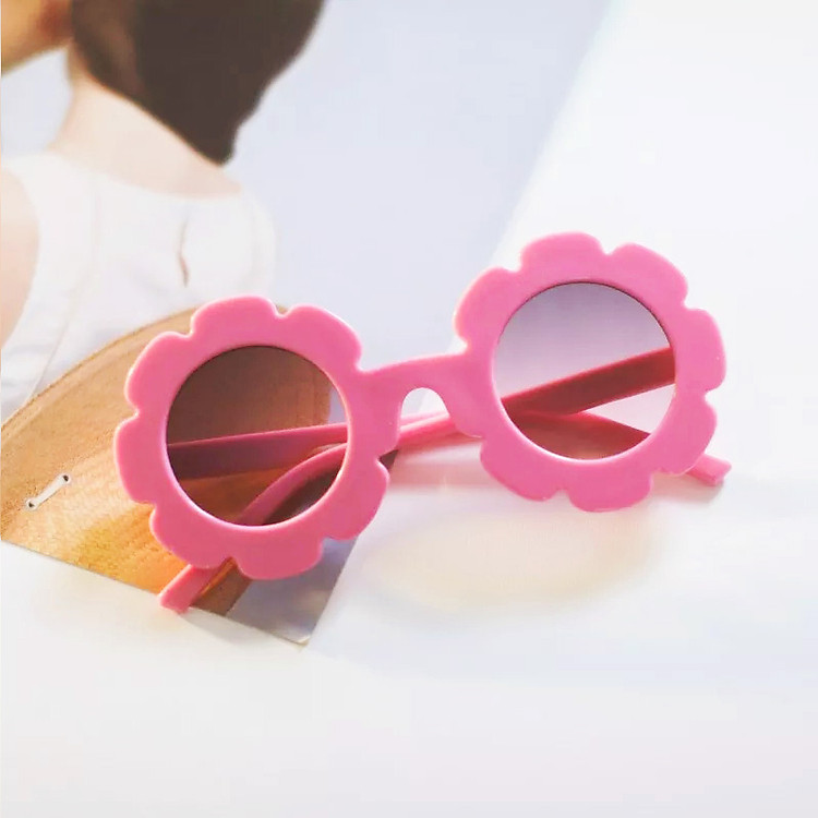 Kính râm cho bé gái hình bông hoa chống tia UV – K006