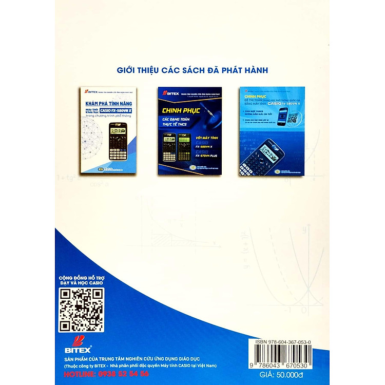 Cẩm Nang Sử Dụng Máy Tính Khoa Học Cho Casio Fx-880BTG Thế Hệ Mới Lớp 6-12 - Ảnh 3