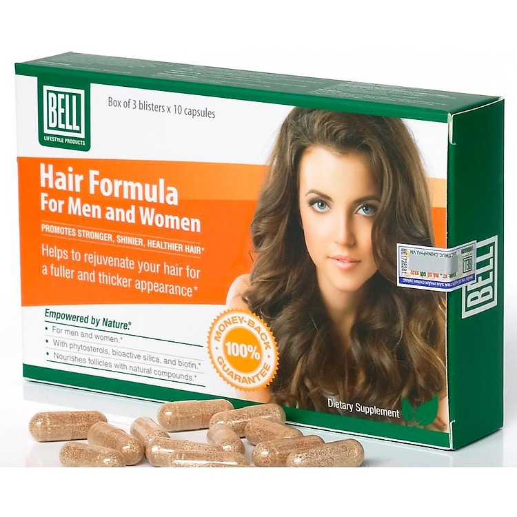 Thực phẩm chức năng Ngăn Ngừa Rụng Tóc Hair Formula For Men And Women (30 viên/hộp)