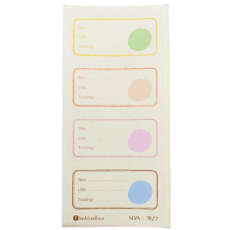 Nhãn Vở A Cấp III (28 cái) - Ảnh 6