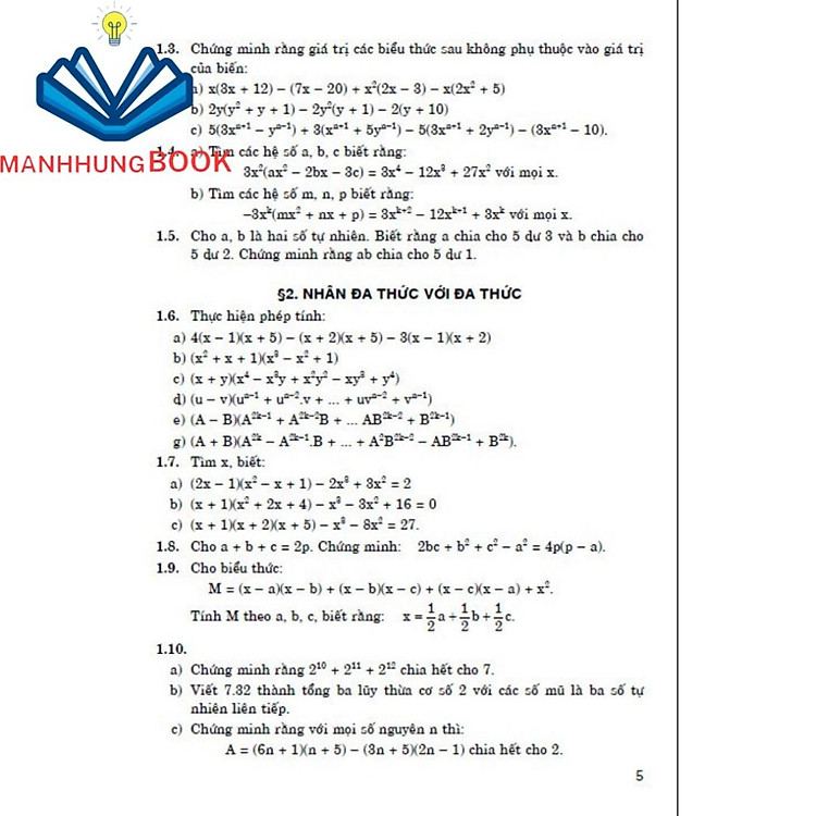 Toán Thông Minh & Phát Triển 8 - Ảnh 2