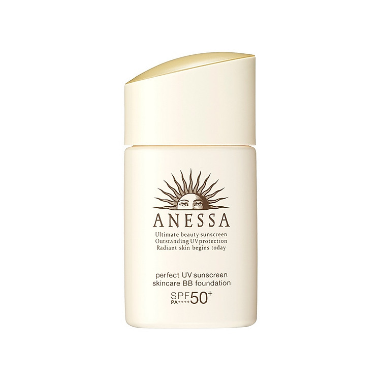 Kem nền trang điểm BB chống nắng dưỡng da Anessa Perfect UV Sunscreen Skincare BB Foundation SPF 50+ PA++++ 25ml