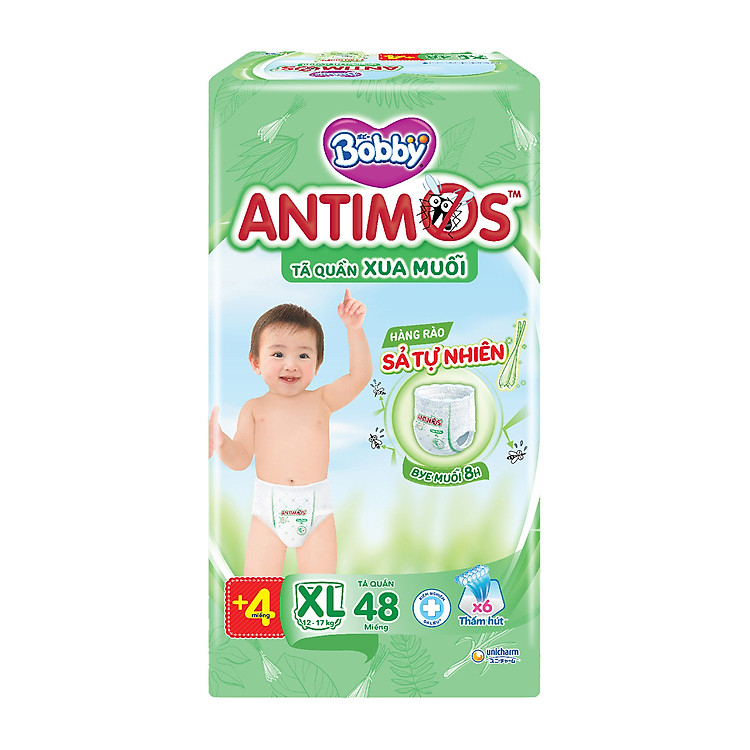 Mua Tã Quần Xua Muỗi Bobby Antimos XL Uy tín Ưu đãi - Hình ảnh 2