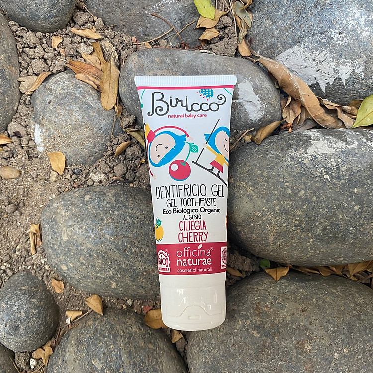 Kem đánh răng trẻ em hữu cơ cherry Chính hãng Tiết kiệm - Hình ảnh 4