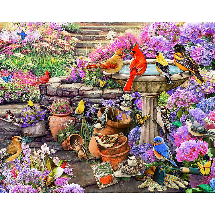 Mua Bộ tranh xếp hình 500 mảnh Sắc Xuân Chính hãng Giá tốt - Hình ảnh 2