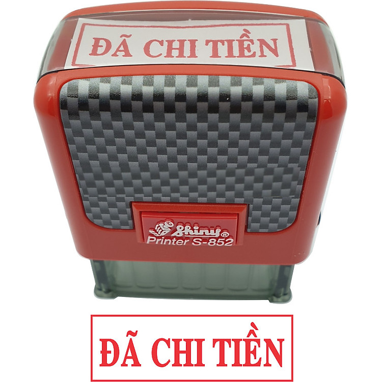 Con Dấu Đã Chi Tiền - Shiny S852 (mực đỏ) - Ảnh 2