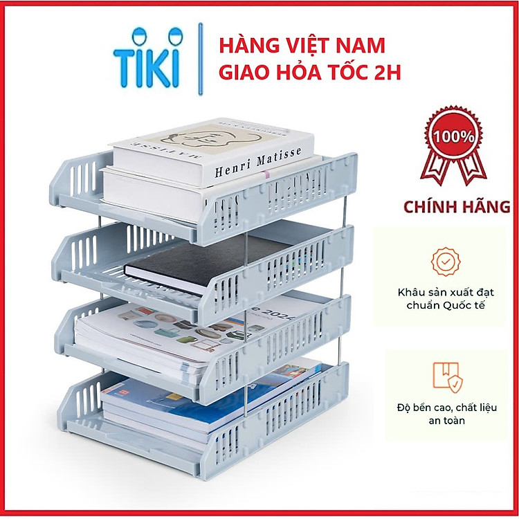 Khay Đựng Tài Liệu A4 (3 Tầng, 4 Tầng)