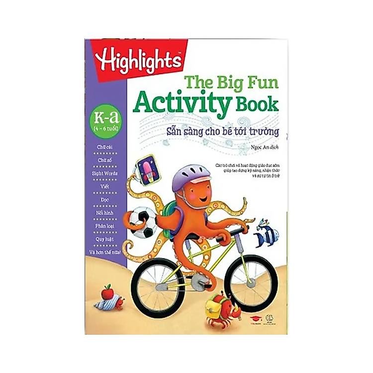 Big Fun Activity Book Ka – Sẵn Sàng Cho Bé Tới Trường (1 Cuốn, 4-6 Tuổi)