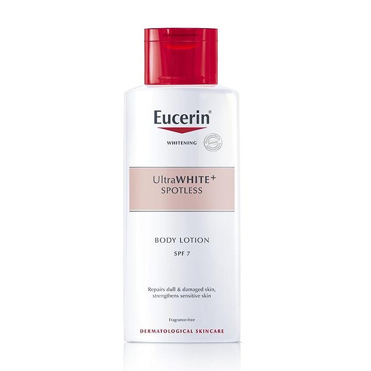 Sữa Dưỡng Thể Làm Sáng Da Chống Lão Hóa Eucerin White Therapy Ultra White+ SPOTLESS Body Lotion SPF 7 (250ml)