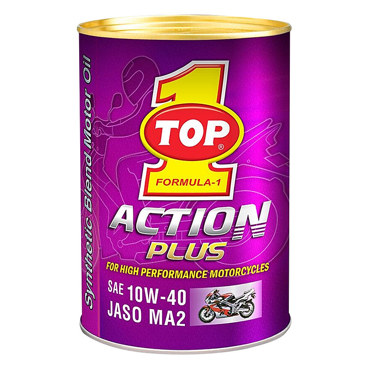 Nhớt Xe Máy Top 1 Action Plus 10W40 (1L)