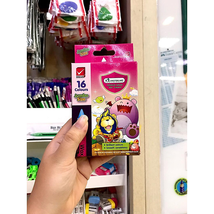 Bút sáp MSTA 16 màu JUMBO - Ảnh 2