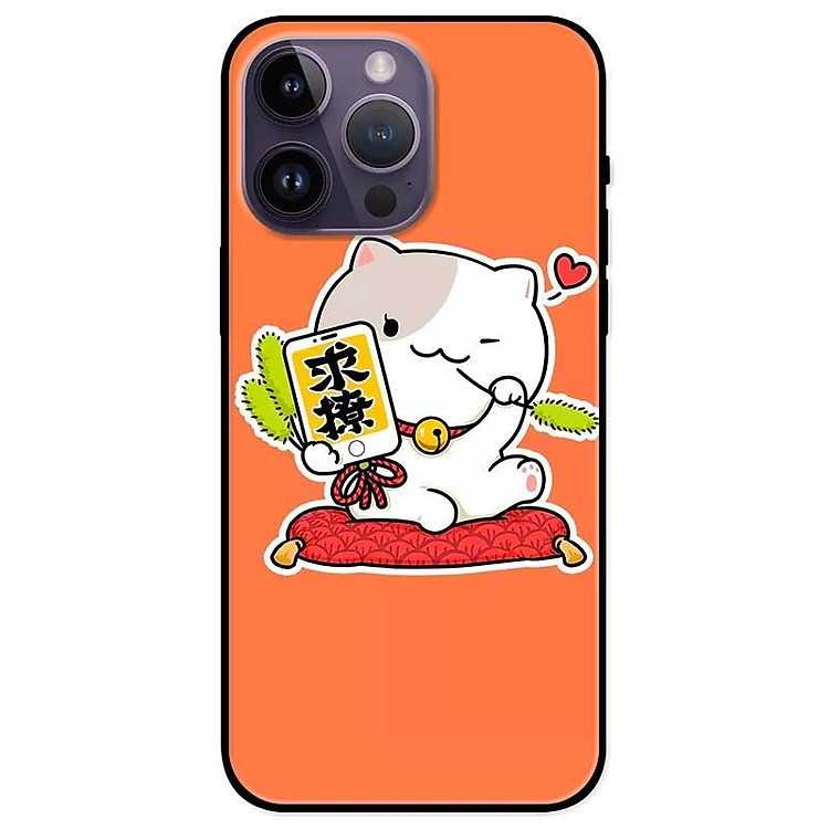Ốp lưng dành cho Iphone 14 - Iphone 14 Plus - Iphone 14 Pro - Iphone 14 Pro Max - Mèo Và Điện Thoại