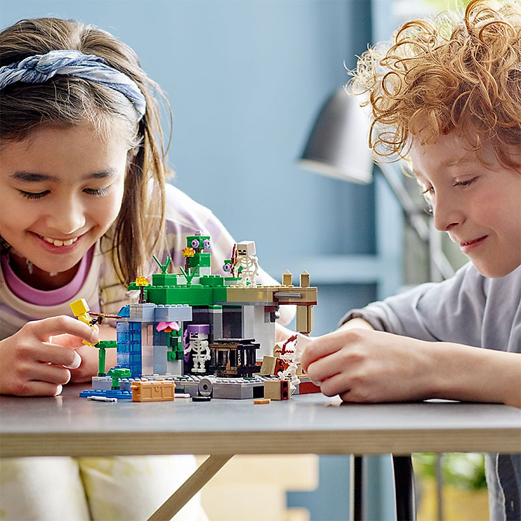 Đồ Chơi LEGO MINECRAFT Hầm Ngục Skeleton Chính hãng Giá tốt - Hình ảnh 4