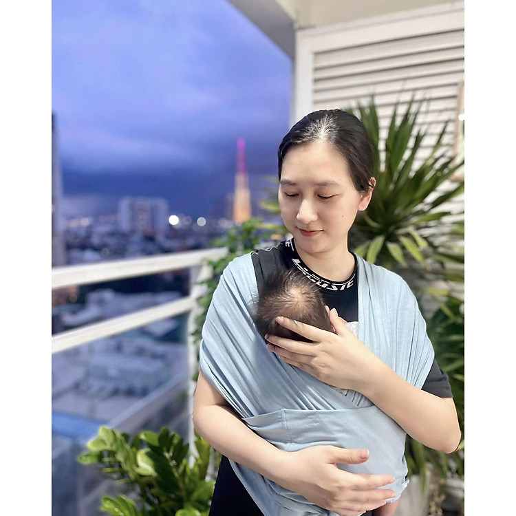 Địu Vải EmBé Sling Flex Ocean Cho Bé Chính hãng Giá tốt - Hình ảnh 4