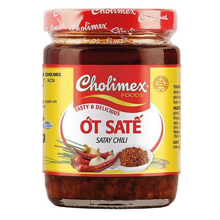 Ớt Sa Tế Cholimex Hũ Thuỷ Tinh 150g
