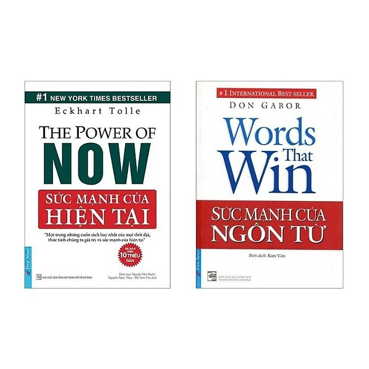 Combo 2 cuốn: Sức Mạnh Của Hiện Tại (Tái Bản 2019)+ Sức Mạnh Của Ngôn Từ (Tái Bản 2019)