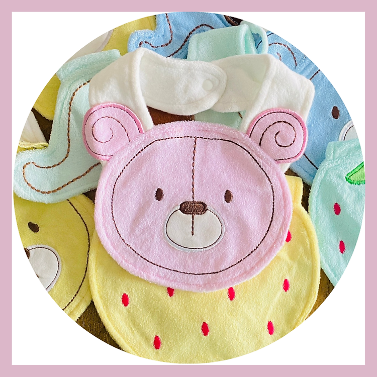 Yếm ăn dặm 2 lớp SS-TOMTOM BABY Chính hãng Ưu đãi - Hình ảnh 3