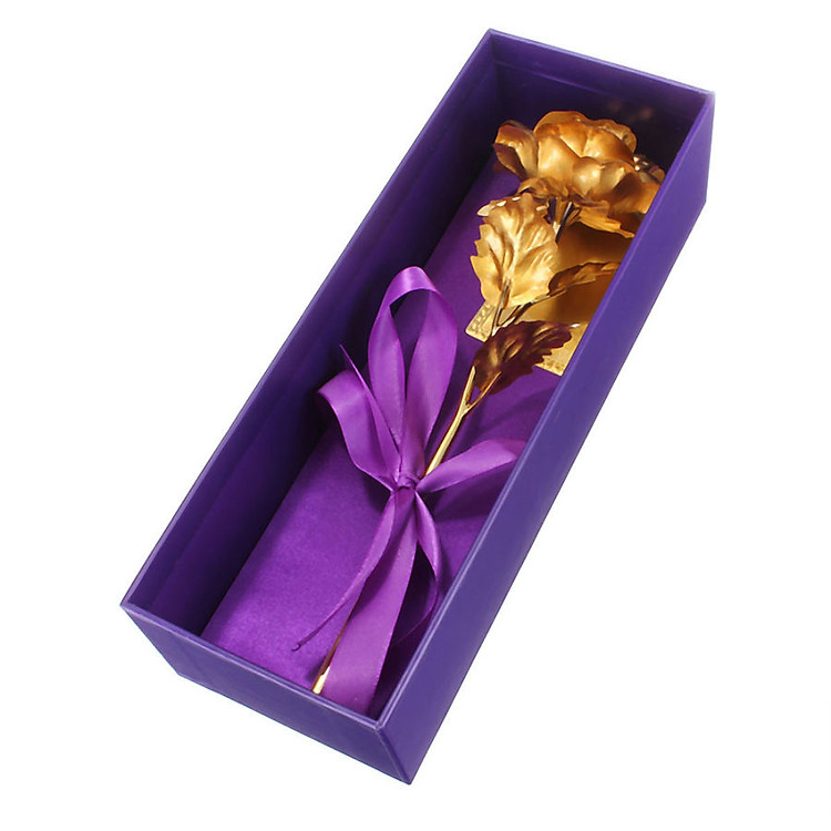 Hoa hồng mạ vàng 24k