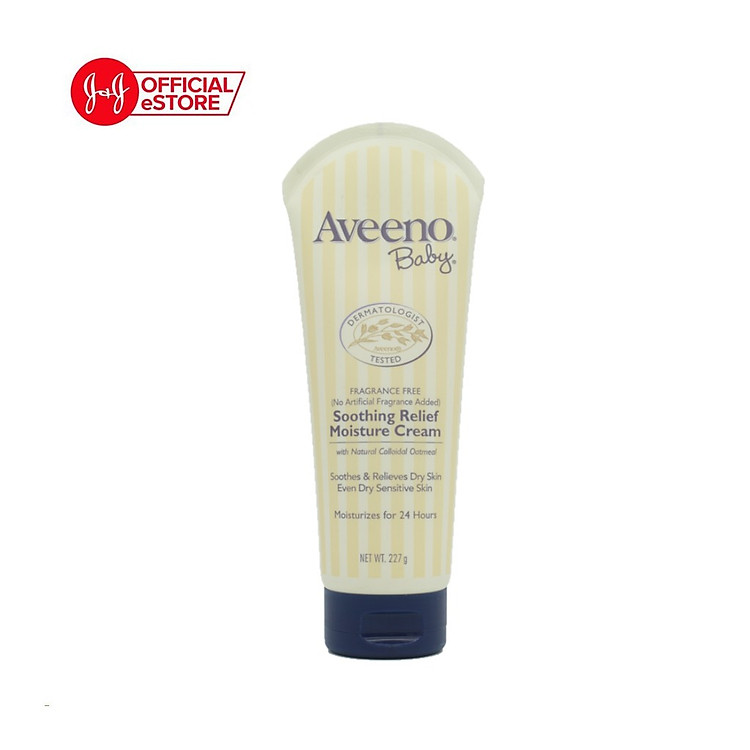 Kem dưỡng da cho da khô và nhạy cảm Aveeno Baby Soothing Relief Moisture Cream 227gr