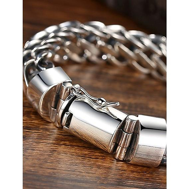 Lắc tay bạc ta các mẫu cho nam giới