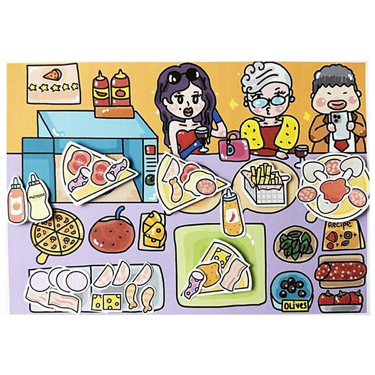 Bộ Tranh Tương Tác Cô Tiên Xanh Chính hãng Giá rẻ