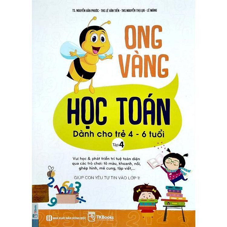 Ong Vàng Học Toán Dành Cho Trẻ 4 – 6 Tuổi (Tập 4)