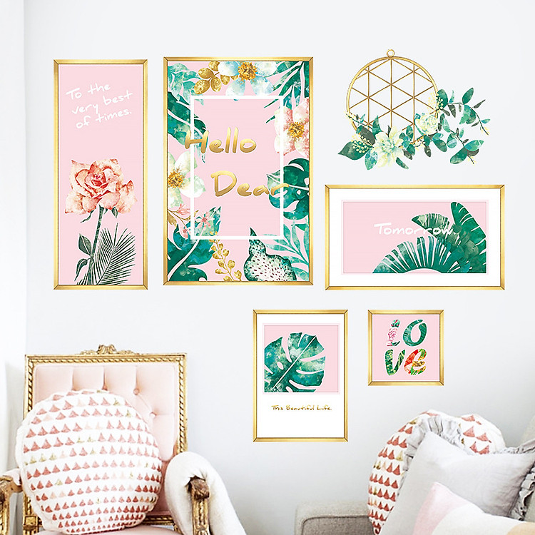 Sticker Decal dán tường 3D Hello Dear Zooyoo QR9078 - Ảnh 5