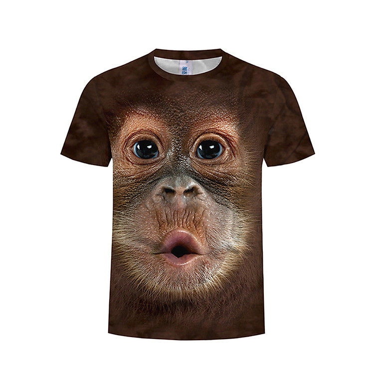 Áo thun 3D hình con khỉ FCDX212
