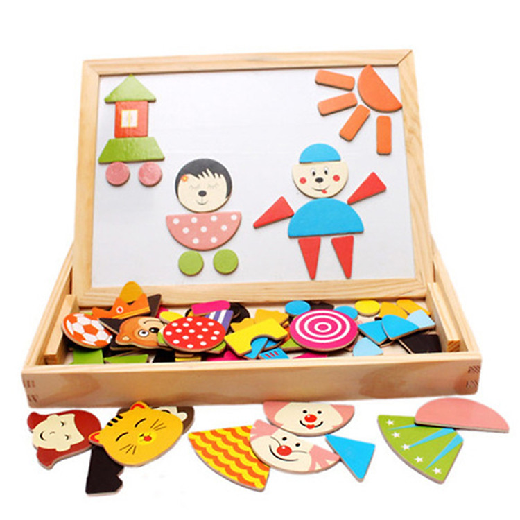 Bộ đồ chơi gỗ ghép hình sáng tạo